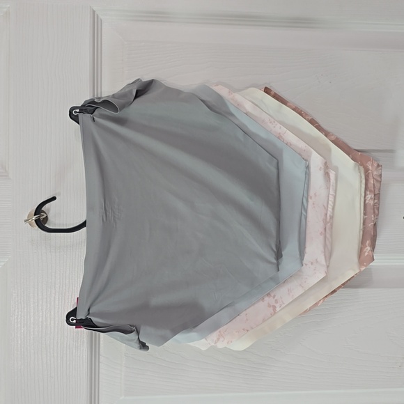 NWT Vince Camuto 5 Pack No Show Bikini Panties Floral Solid Gray Mauve Size XL - Picture 5 of 12